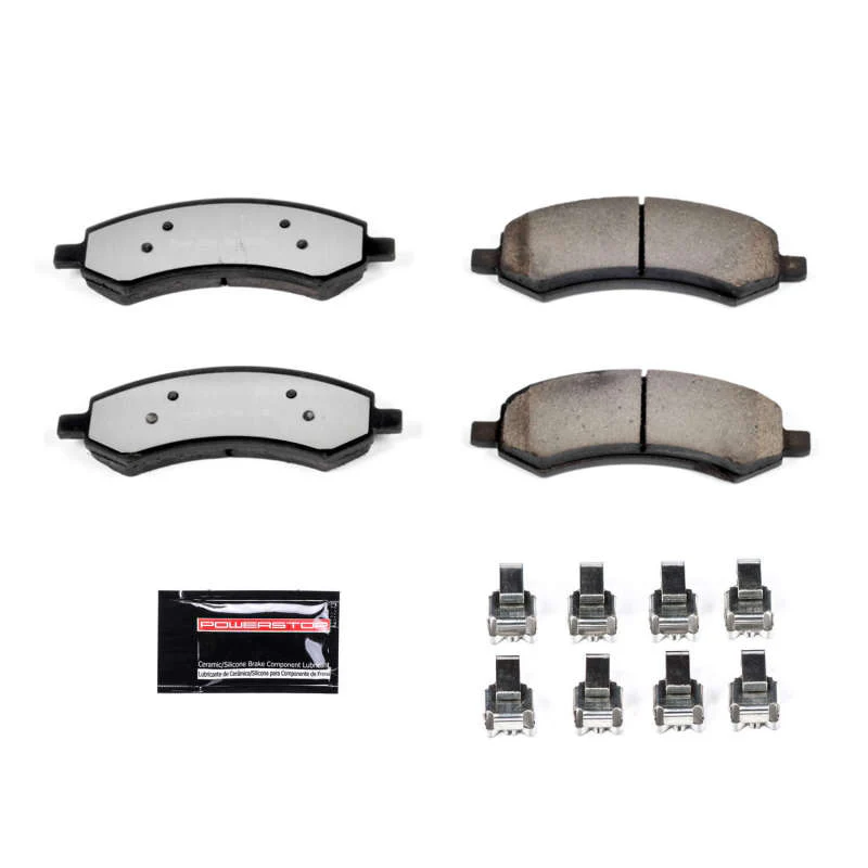 Power Stop 07-09 Chrysler Aspen Front Z36 Truck & Tow Brake Pads w/Hardware - Image 2