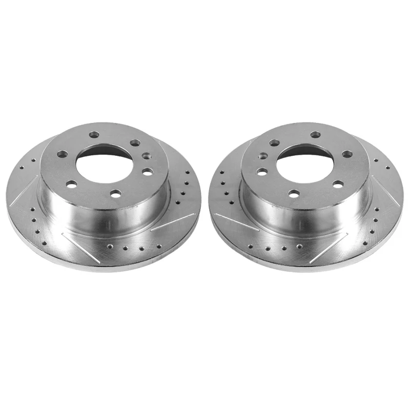 Power Stop 07-09 Dodge Sprinter 2500 Rear Evolution Drilled & Slotted Rotors - Pair - Image 2