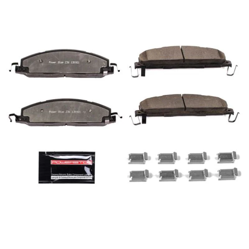 Power Stop 09-10 Dodge Ram 2500 Rear Z36 Truck & Tow Brake Pads w/Hardware - Image 2
