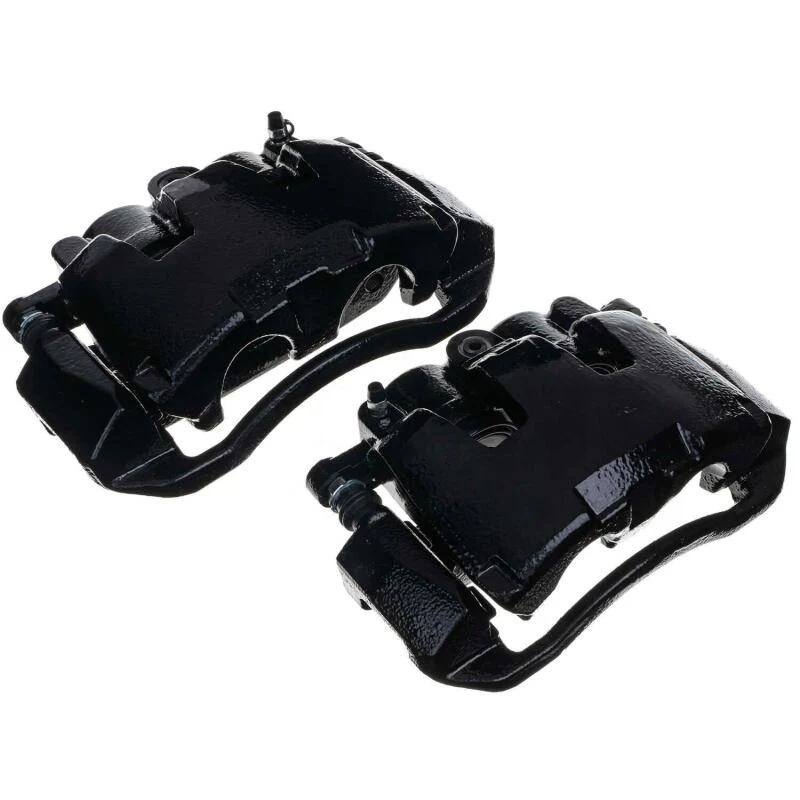 Power Stop 11-18 Ram 1500 Front Black Calipers - Pair (w/Bracket) - Image 5