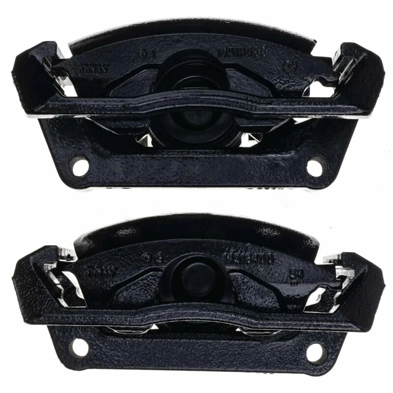 Power Stop 11-18 Ram 1500 Rear Black Calipers - Pair (w/Bracket) - Image 2