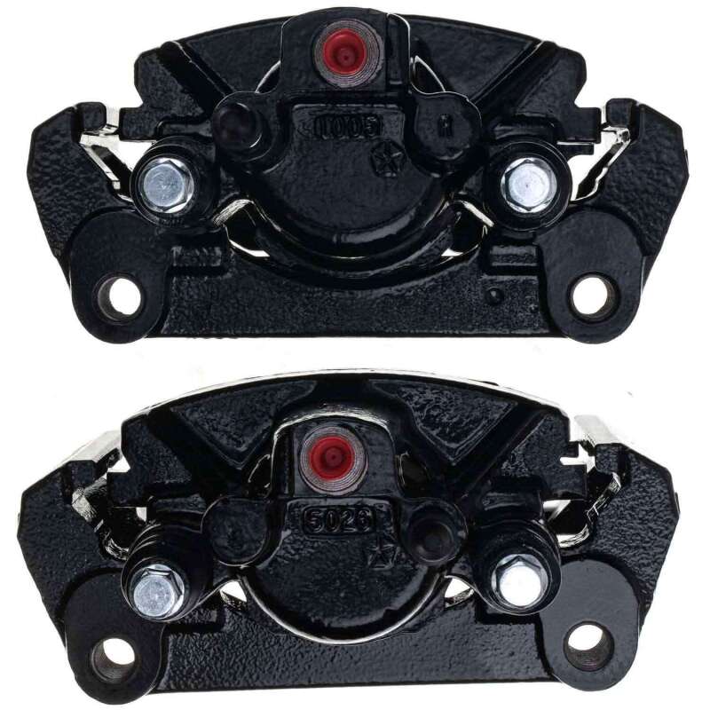 Power Stop 11-18 Ram 1500 Rear Black Calipers - Pair (w/Bracket) - Image 6