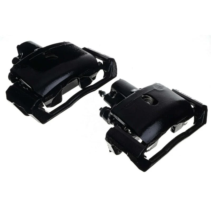 Power Stop 11-18 Ram 1500 Rear Black Calipers - Pair (w/Bracket) - Image 9