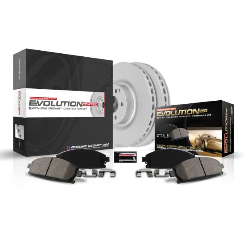 Power Stop 13-16 Ford F-450 Super Duty Front Z17 Coated Brake Kit - Image 2