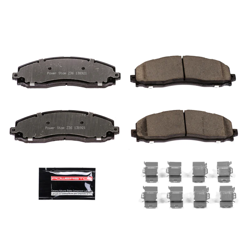 Power Stop 13-19 Ford F-250 Super Duty Rear Z36 Truck & Tow Brake Pads w/Hardware - Image 2