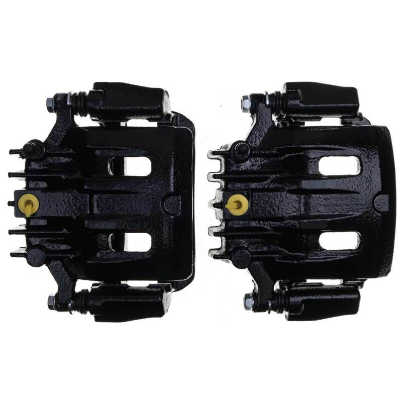 Power Stop 2000 Ford Excursion Rear Black Caliper - Pair w/Bracket - Image 2