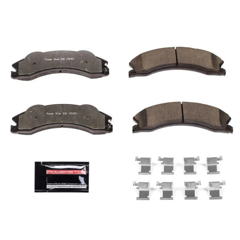 Power Stop 2011 Chevrolet Silverado 2500 HD Front or Rear Z36 Truck & Tow Brake Pads w/Hardware - Image 2