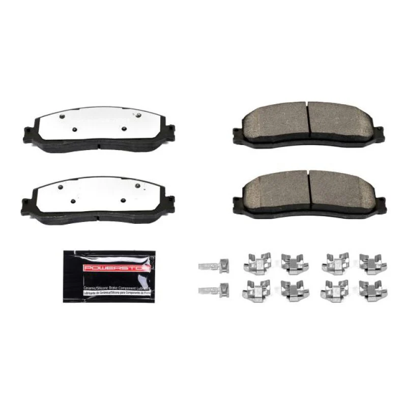 Power Stop 2012 Ford F-250 Super Duty Front Z36 Truck & Tow Brake Pads w/Hardware - Image 2