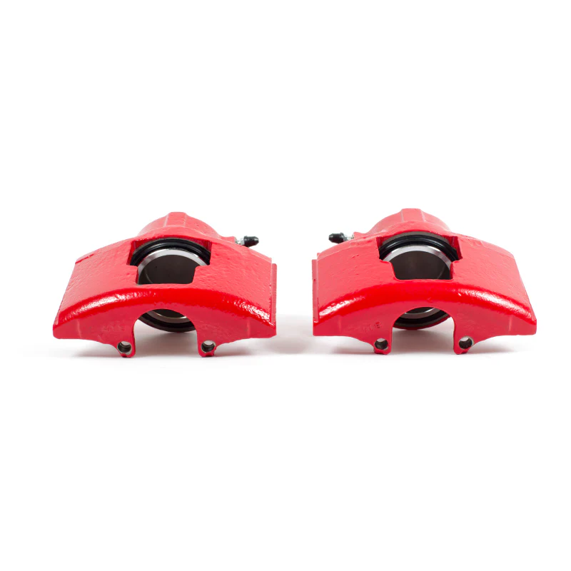 Power Stop 90-00 Chevrolet C3500 Front Red Calipers w/o Brackets - Pair - Image 2