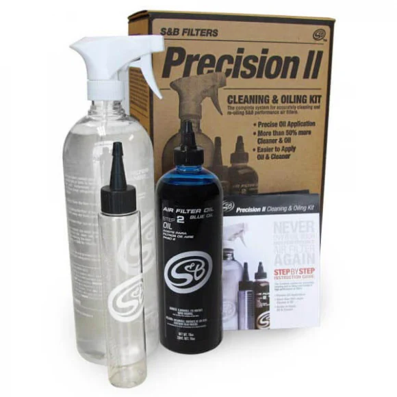 Precision II Air Filter Cleaning & Oil Kit - Blue S&B Filters 88-0009