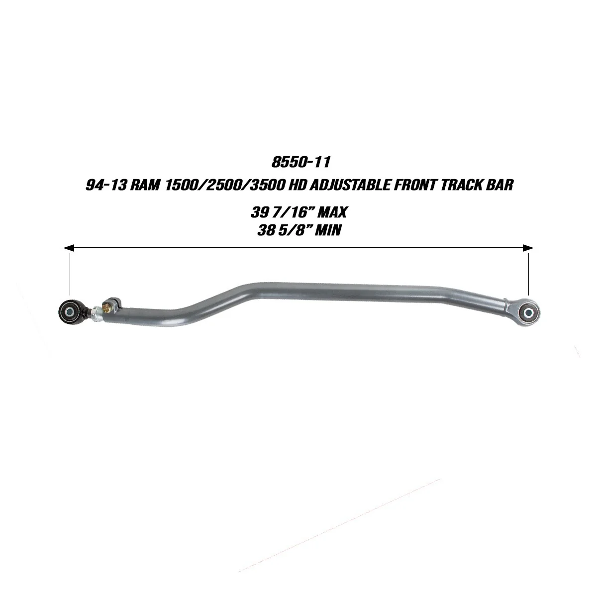 Ram Adjustable Track Bar 03-13 Dodge Ram 1500 2500 3500 4X4 Synergy MFG - Image 7