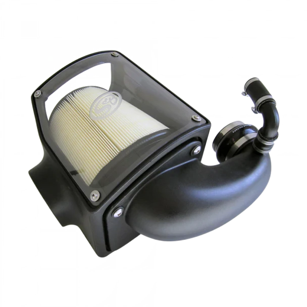 S&B FILTERS 75-5045D COLD AIR INTAKE DRY DRY EXTENDABLE WHITE 1992-2000 GMC 6.5L DETROIT DIESEL