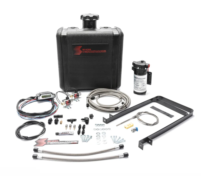 Snow Performance 07-17 Dodge 6.7L Stg 3 Boost Cooler Water Injection Kit (SS Braided Line & 4AN) - Image 2