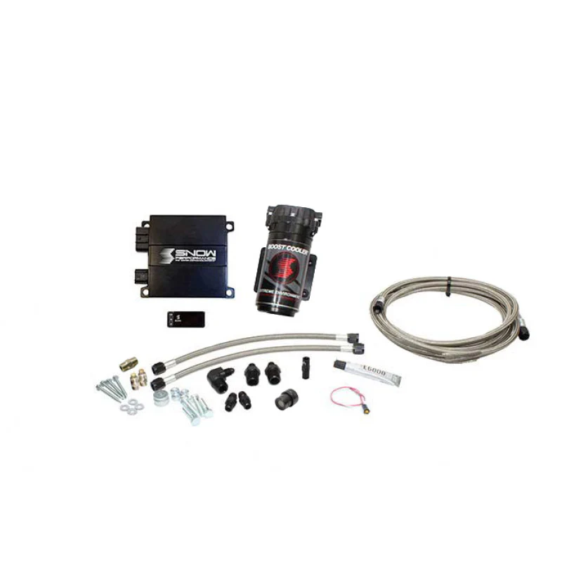 Snow Performance Stg 2 Boost Cooler Prog. Engine Mount Water Inj. Kit (SS Braided Line/4AN) w/o Tank - Image 3