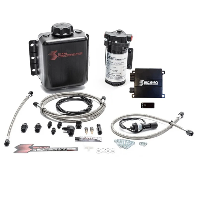 Snow Performance Stg 2 Boost Cooler Prog. Engine Mount Water Injection Kit (SS Braid Line & 4AN) - Image 4