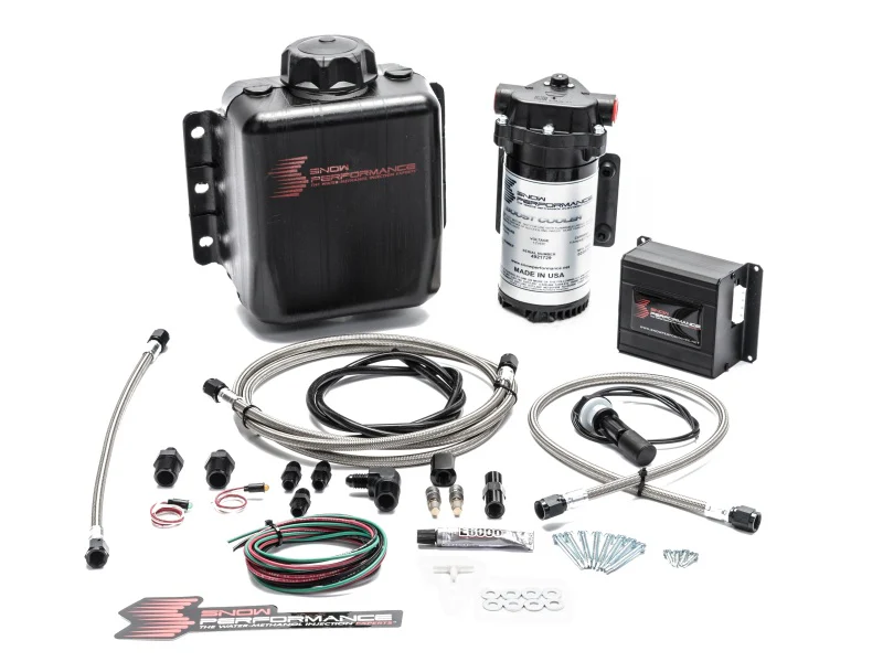 Snow Performance Stg 2 Boost Cooler Prog. Engine Mount Water Injection Kit (SS Braid Line & 4AN) - Image 7