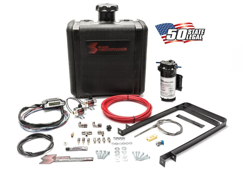 Snow Performance Stg 3 Boost Cooler Water Injection Kit TD (Red Hi-Temp Tubing and Quick Fittings) - Image 3
