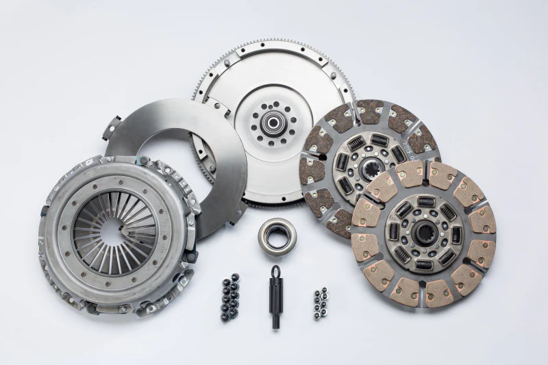 South Bend Clutch 94-98 Ford 7.3 Powerstroke ZF-5 Street Dual Disc Organic Clutch Kit - Image 2