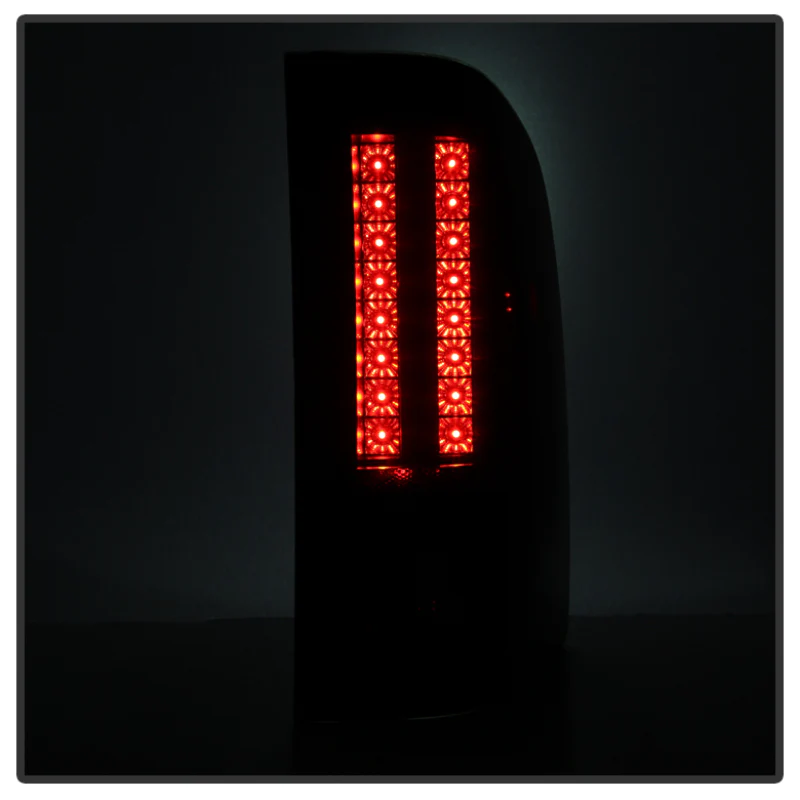 Spyder Chevy Silverado 07-13 LED Tail Lights Blk Smke ALT-YD-CS07-LED-BSM - Image 6
