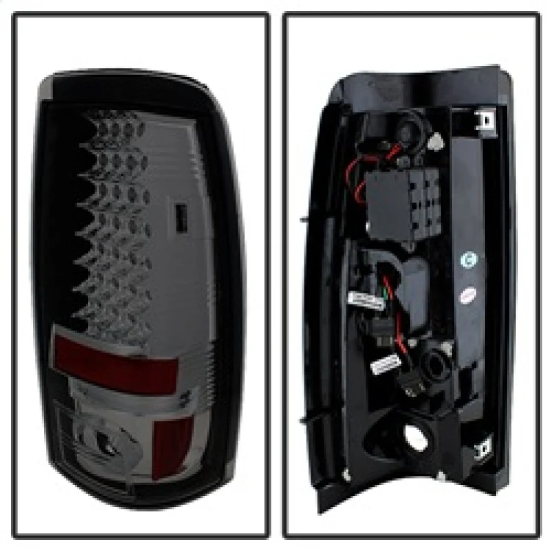 Spyder Chevy Silverado 1500 03-06 (Does Not Fit Stepside)LED Tail Lights Smke ALT-YD-CS03-LED-SM - Image 11