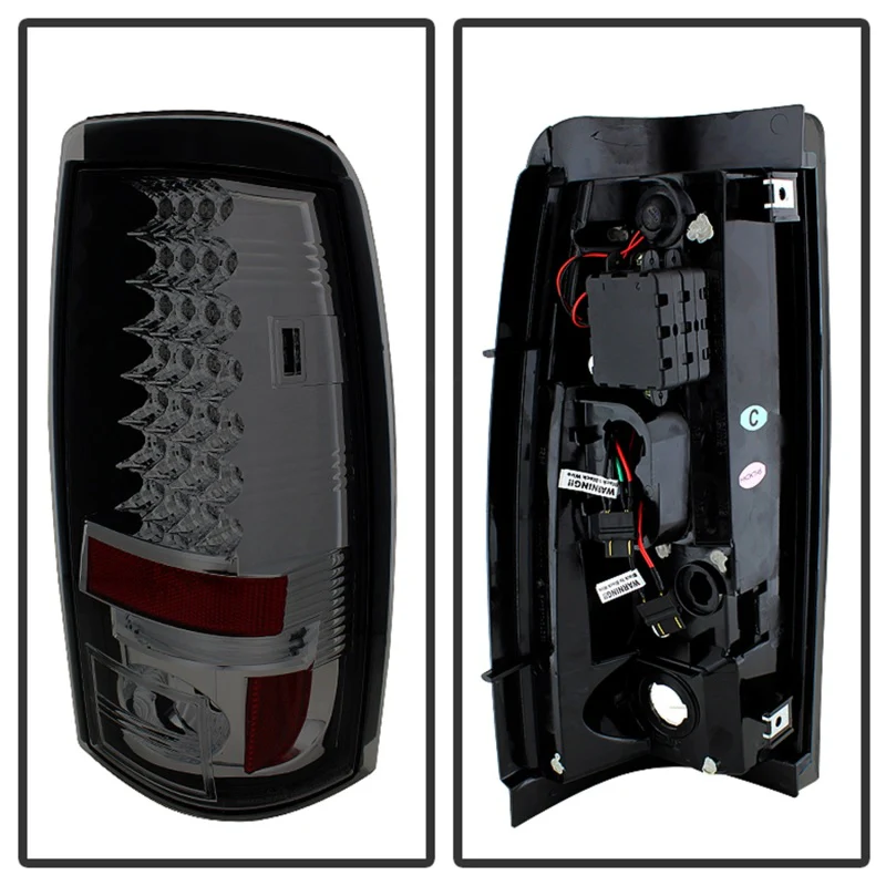 Spyder Chevy Silverado 1500 03-06 (Does Not Fit Stepside)LED Tail Lights Smke ALT-YD-CS03-LED-SM - Image 16