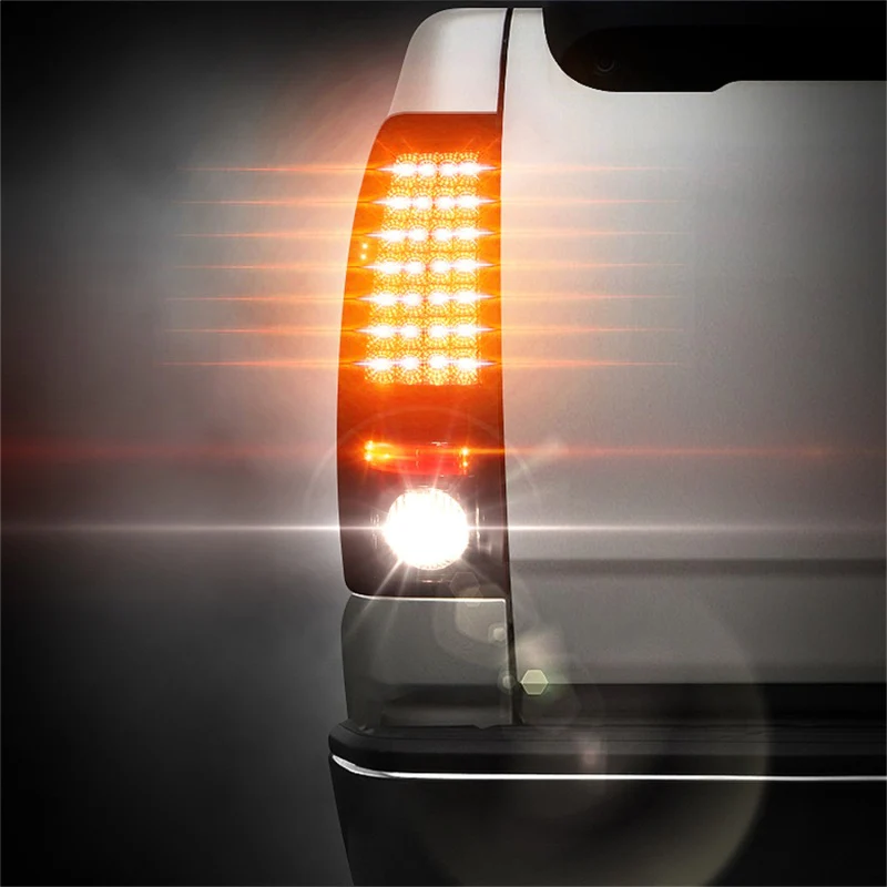 Spyder Chevy Silverado 1500 03-06 (Does Not Fit Stepside)LED Tail Lights Smke ALT-YD-CS03-LED-SM - Image 3