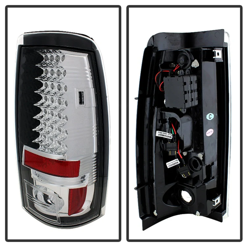 Spyder Chevy Silverado 1500/2500 03-06 (Does Not Fit Stepside)LED Tail Lights Chrm ALT-YD-CS03-LED-C - Image 14