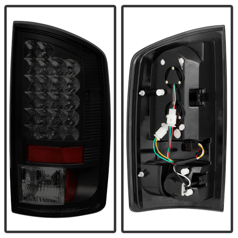 Spyder Dodge Ram 02-06 1500/Ram 2500/3500 03-06 LED Tail Light Black Smoke ALT-YD-DRAM02-LED-BSM - Image 9