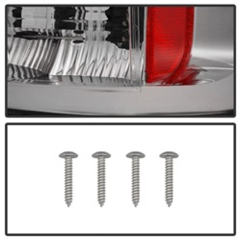 Spyder Dodge Ram 02-06 1500/Ram 2500/3500 03-06 LED Tail Light Chrome ALT-YD-DRAM02-LED-C - Image 3