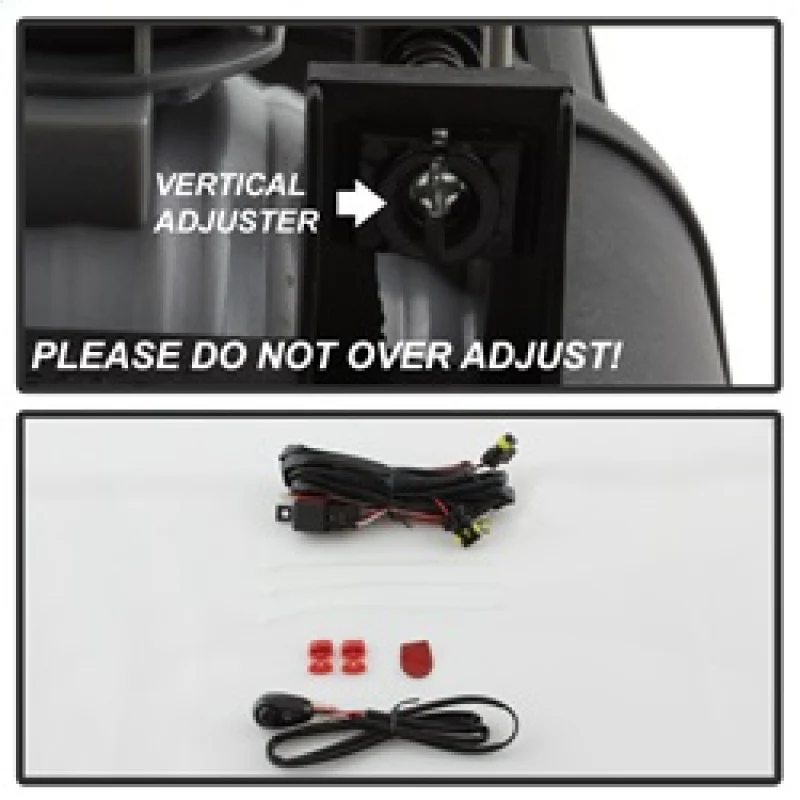 Spyder GMC Sierra 1500/2500 03-06/Sierra 1500HD/2500HD 03-06 OEM Fog Lightswo/switch Clear FL-GS03-C - Image 10