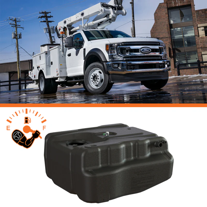 Titan Fuel Tanks 17-22 Ford F-350/F-450/F-550 40 Gallon After-Axle Auxiliary Fuel Tank System - Image 3