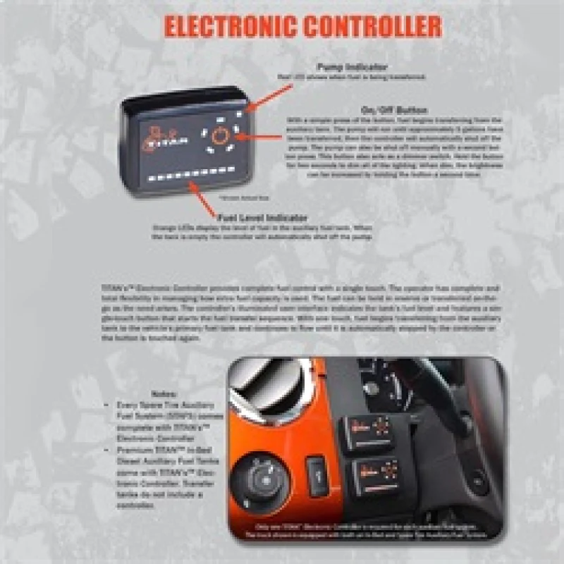 Titan Fuel Tanks Universal 50 Gallon Travel Trekker Fuel System w/Electronic Controller/Pump System - Image 8