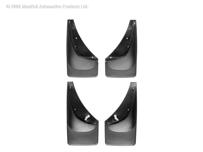 WeatherTech 00-06 Chevrolet Suburban No Drill Mudflaps - Black - Image 2