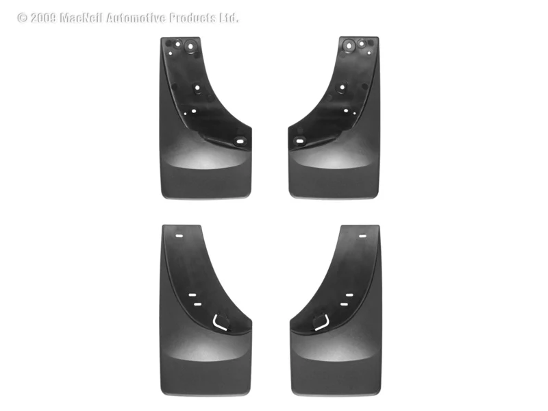WeatherTech 01-06 Chevrolet Silverado No Drill Mudflaps - Black - Image 3