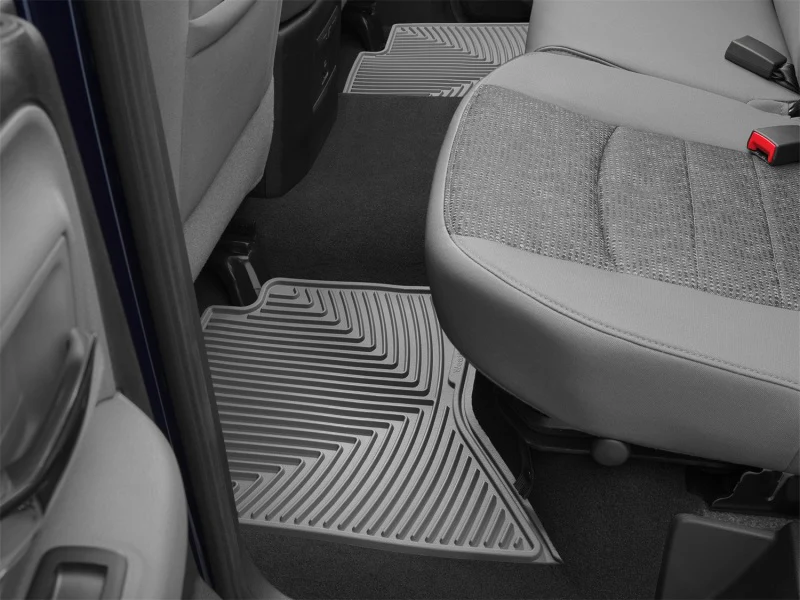 WeatherTech 02-14 Dodge Ram 1500 Rear Rubber Mats - Grey - Image 5