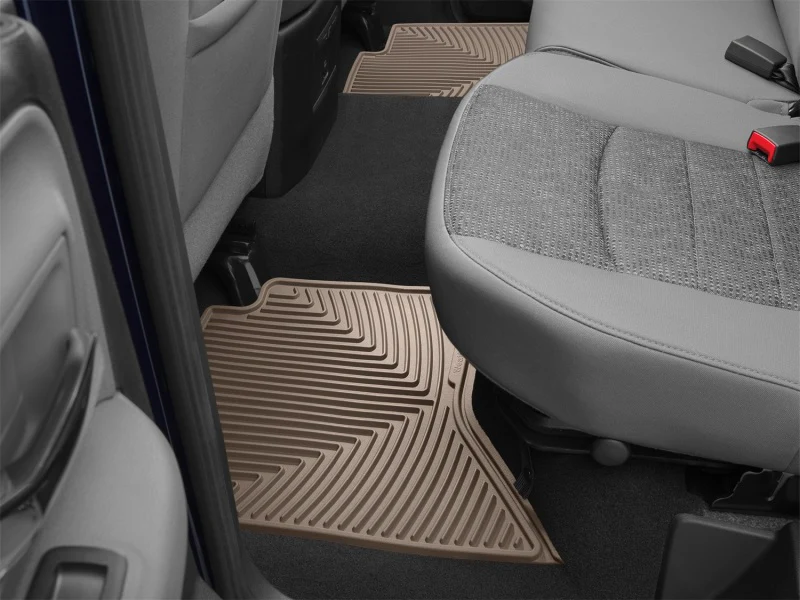 WeatherTech 02-14 Dodge Ram 1500 Rear Rubber Mats - Tan - Image 4