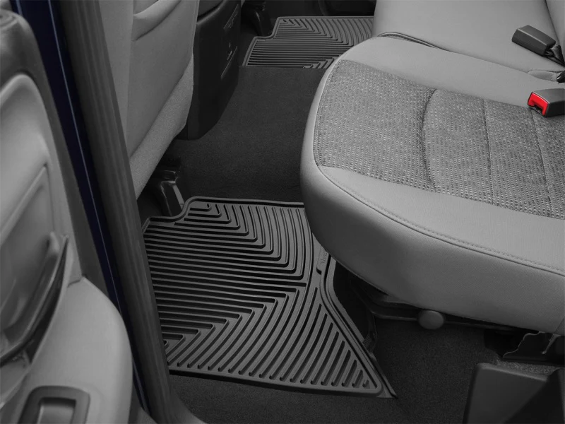 WeatherTech 02-14 Dodge Ram Quad Cab Rear Rubber Mats - Black - Image 5