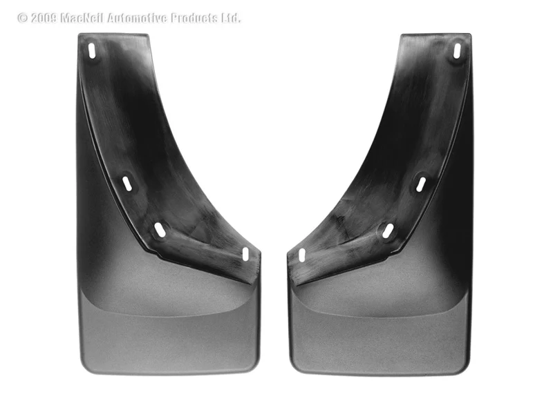 WeatherTech 07-13 Chevrolet Silverado No Drill Mudflaps - Black - Image 3