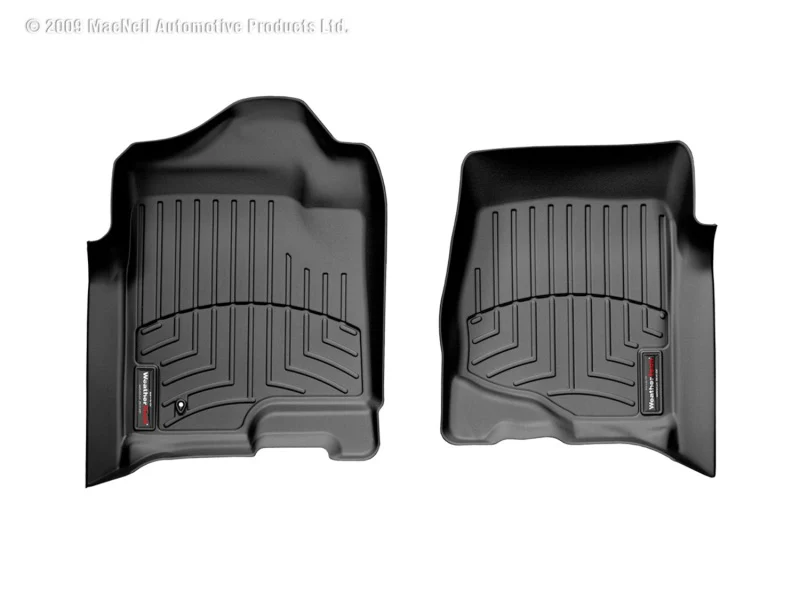 WeatherTech 07+ Chevrolet Avalanche Front FloorLiner - Black - Image 3