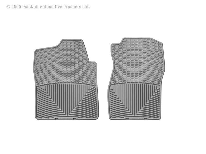 WeatherTech 07+ Chevrolet Avalanche Front Rubber Mats - Grey - Image 3