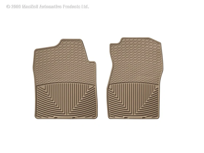 WeatherTech 07+ Chevrolet Avalanche Front Rubber Mats - Tan - Image 3