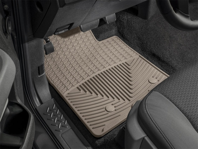 WeatherTech 07+ Chevrolet Avalanche Front Rubber Mats - Tan - Image 4