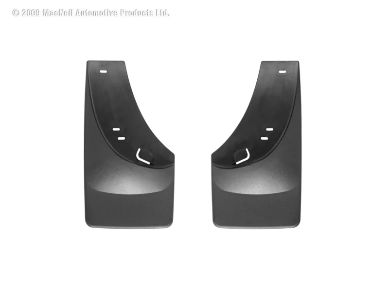 WeatherTech 07 Chevrolet Silverado Classic No Drill Mudflaps - Black - Image 2