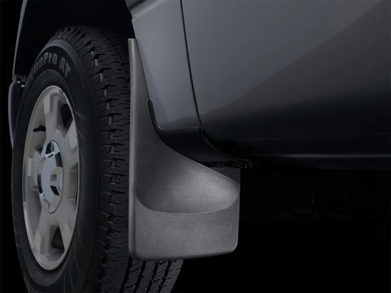 WeatherTech 07 GMC Sierra No Drill Mudflaps - Black - Image 8