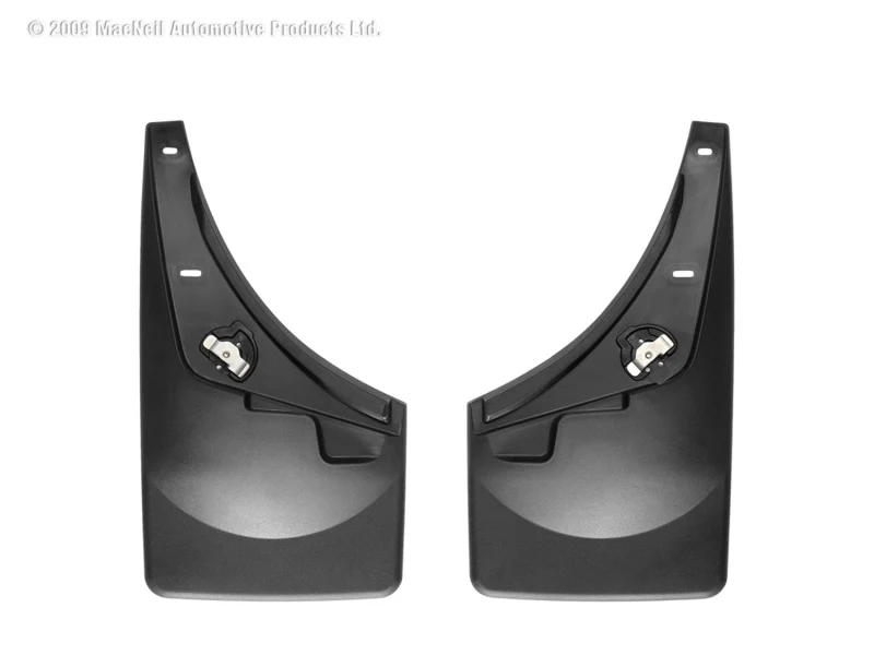 WeatherTech 08-10 Ford F250/350 Superduty No Drill Mudflaps - Black - Image 3
