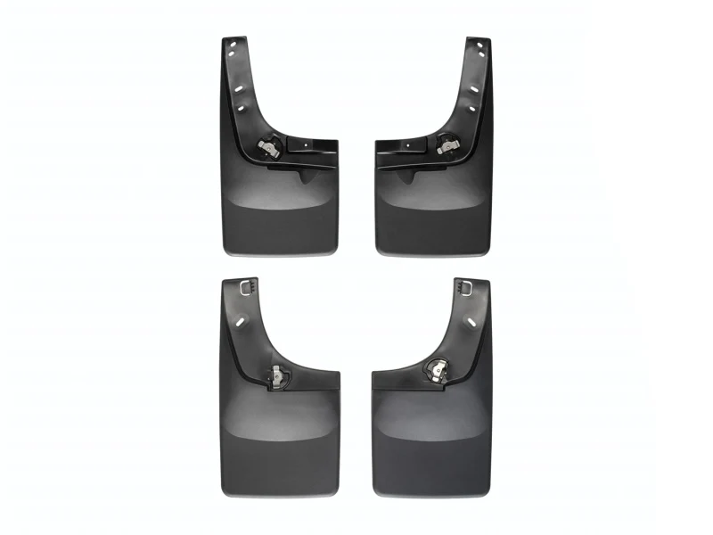 WeatherTech 08-10 Ford F250/F350/F450/F550 No Drill Mudflaps - Black - Image 3