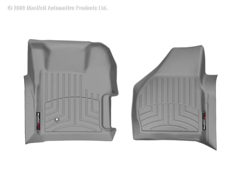 WeatherTech 08-10 Ford F250/F350/F450/F550 Super Duty Regular Cab Front FloorLiner - Grey - Image 2