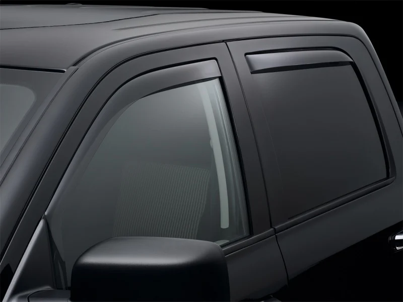 WeatherTech 09-18 Dodge Ram 1500 Front and Rear Side Window Deflectors - Dark Smoke - Image 5