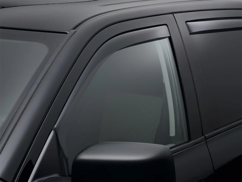 WeatherTech 09+ Dodge Ram 1500 Front Side Window Deflectors - Dark Smoke - Image 7