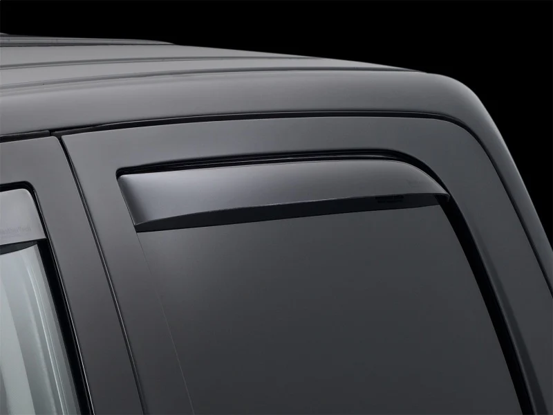 WeatherTech 09+ Dodge Ram 1500 Rear Side Window Deflectors - Dark Smoke - Image 5